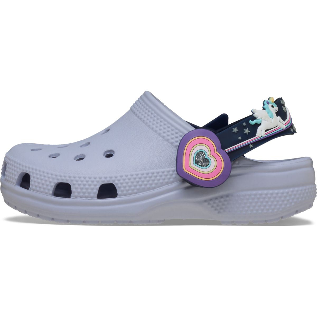 Crocs C Imagination Lights Backstrap Clog Toddlers Frosted Grape