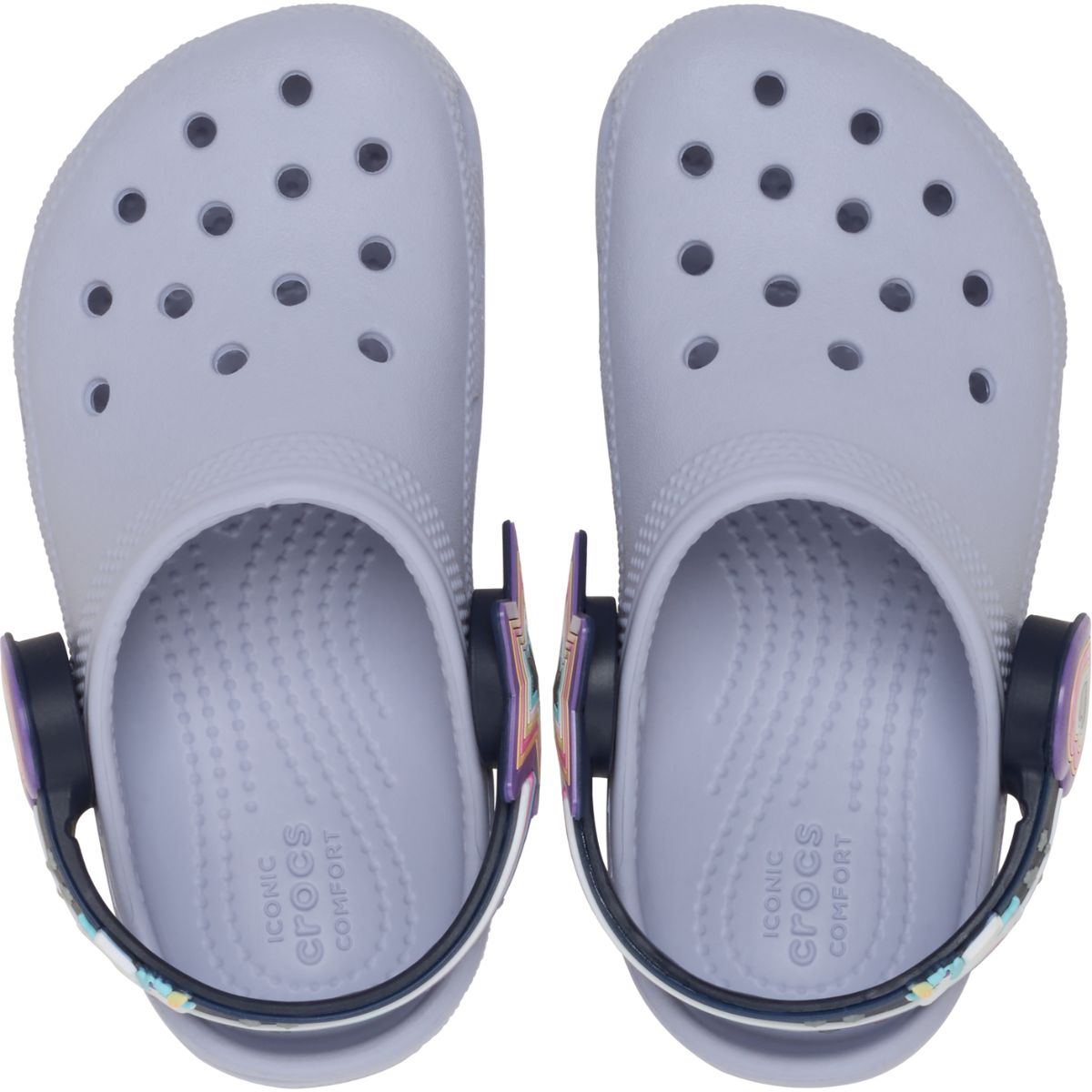 Crocs C Imagination Lights Backstrap Clog Toddlers Frosted Grape