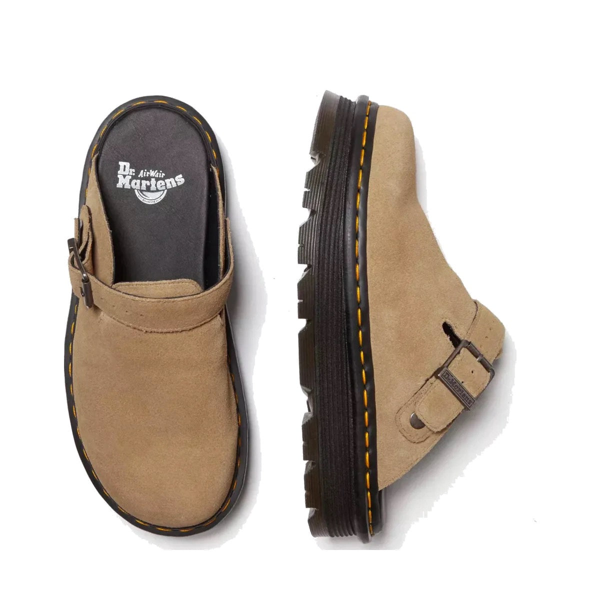 Dr Martens ZebZag Mule Savannah Tan Suede
