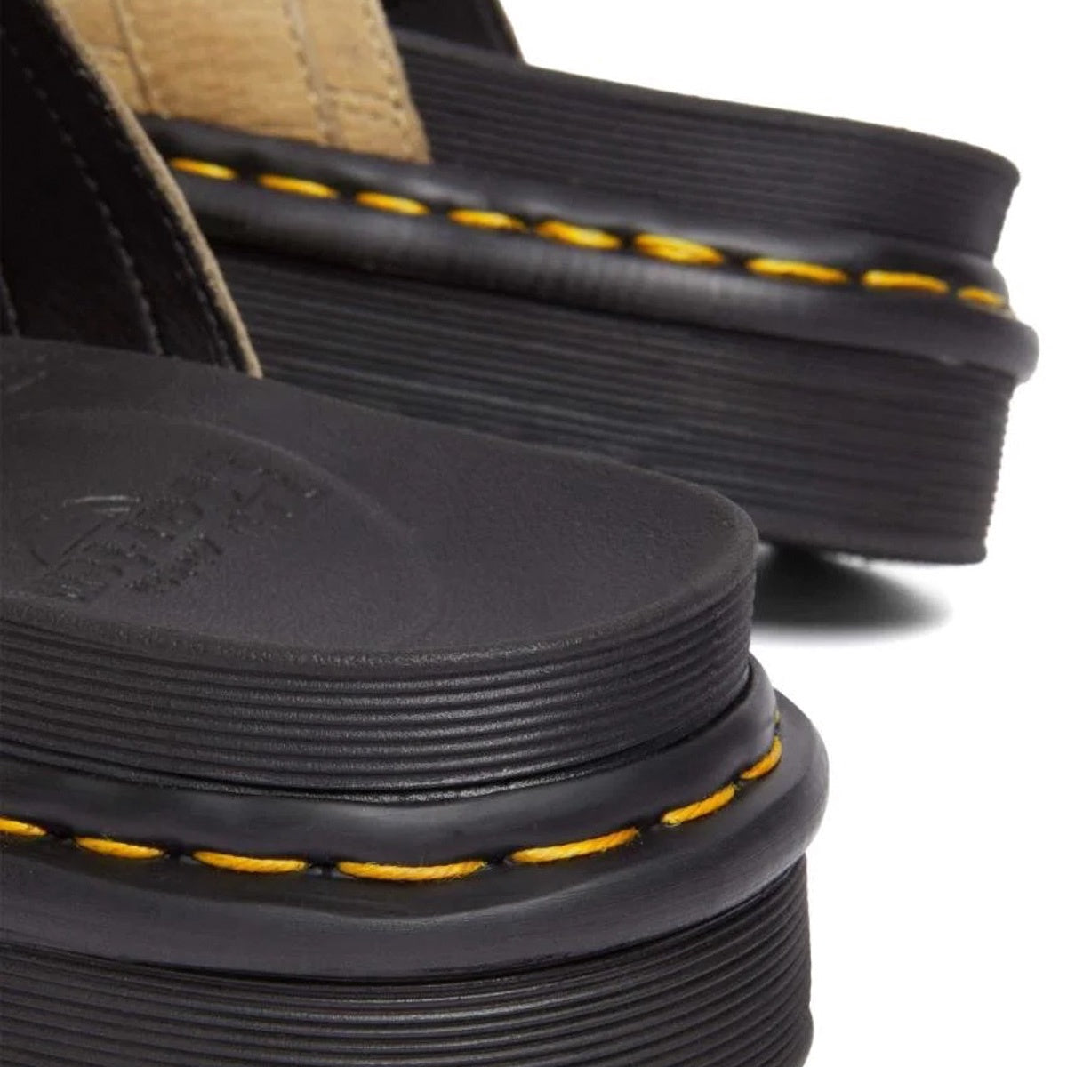 Dr Martens Myles Slide Sandal Savannah Tan Tumbled Nubuck