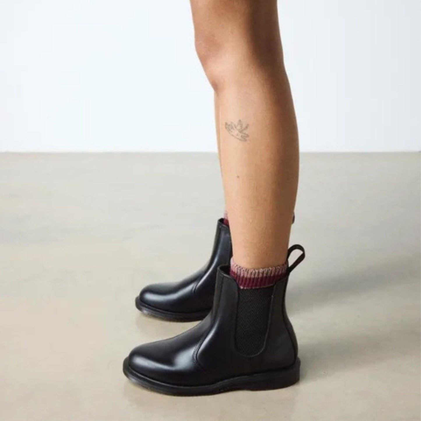 Dr Martens Flora Polished Smooth Black