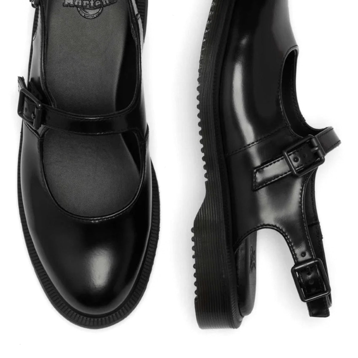 Dr Martens Madaline Mary Jane Black Smooth
