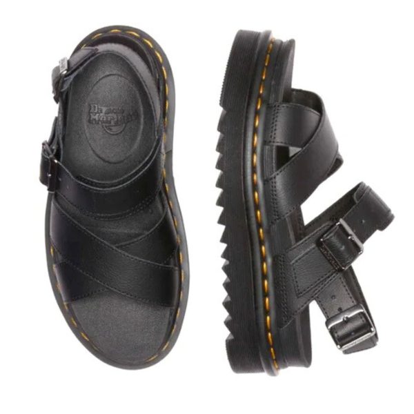 Dr Martens Voss II Cross Sandal Black Athena - Last Pair UK7