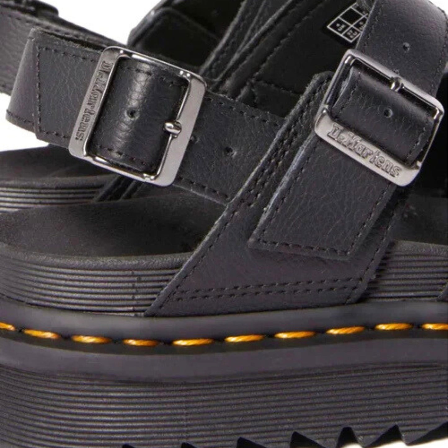 Dr Martens Voss II Cross Sandal Black Athena - Last Pair UK7