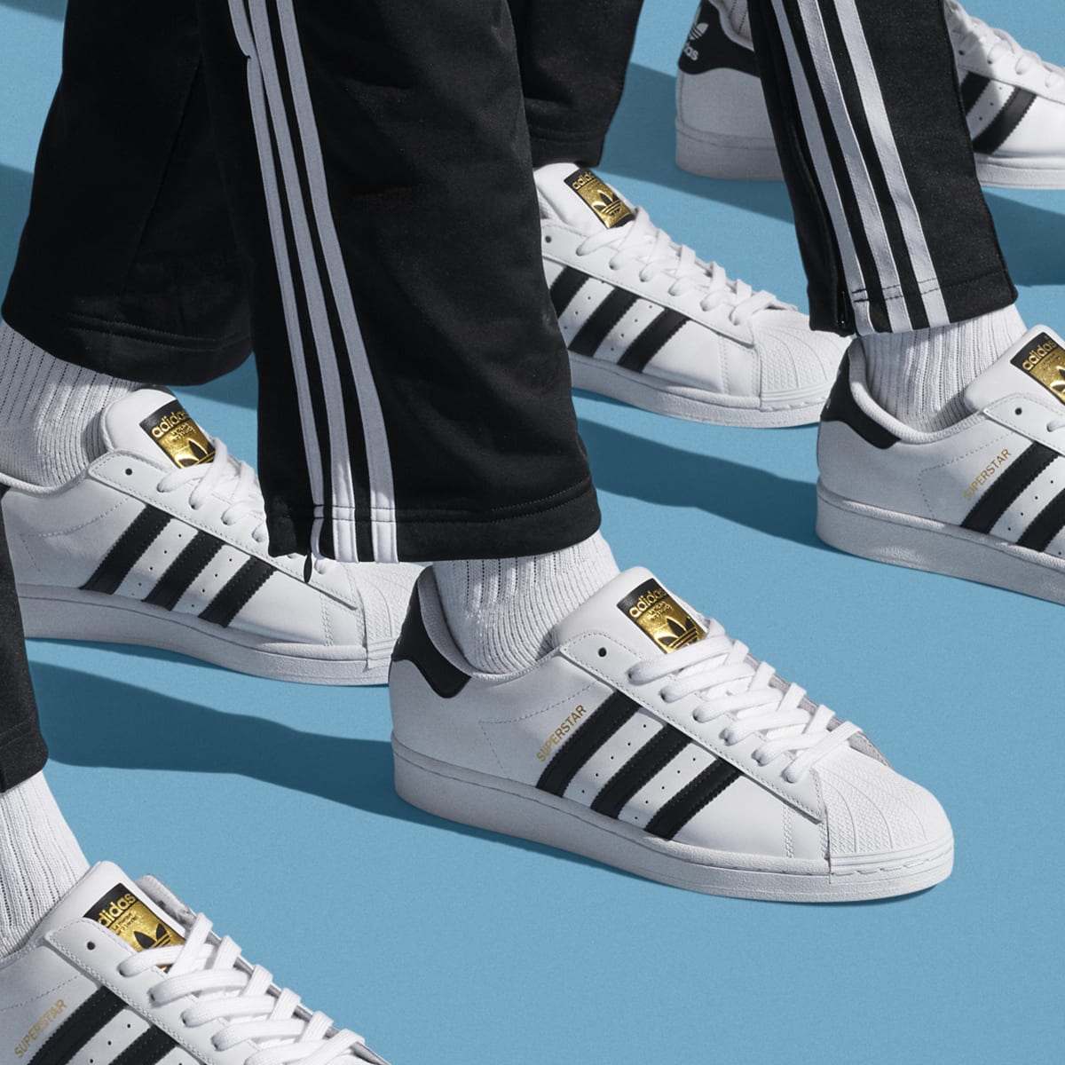 Adidas Superstar White Black Stripe Unisex Sneaker