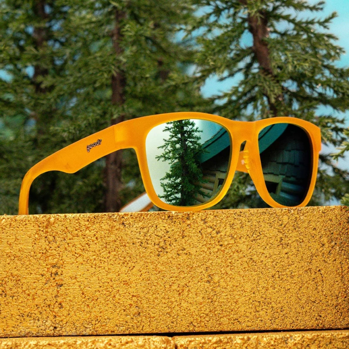 Goodr Gold Digging With Sasquatch Sunglasses