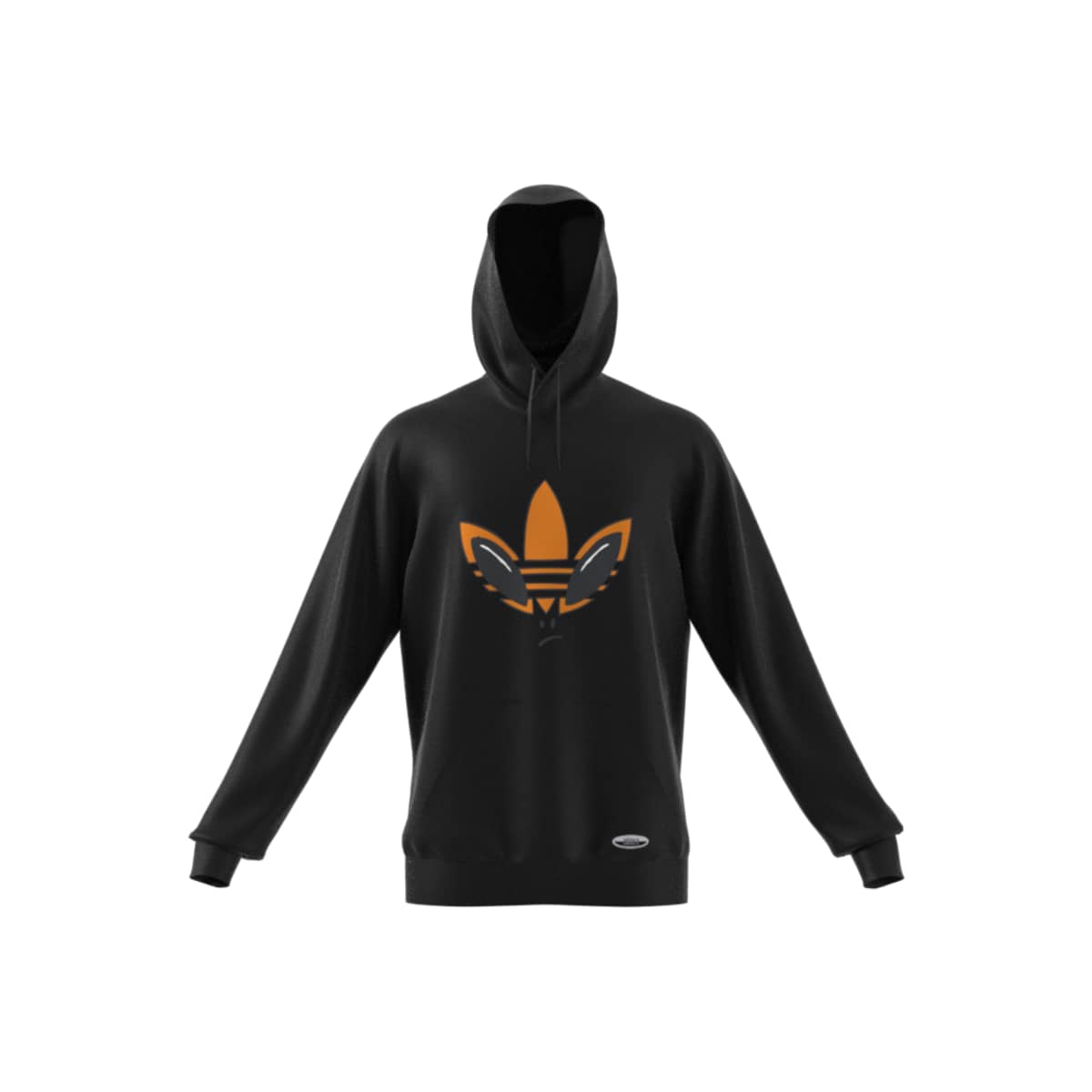 Adidas Alien Graphic Orange Black Hoodie