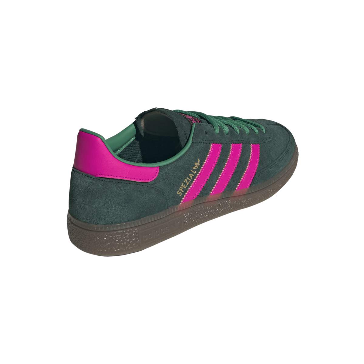 Adidas Handball Spezial Deep Green Shocking Pick Stripes