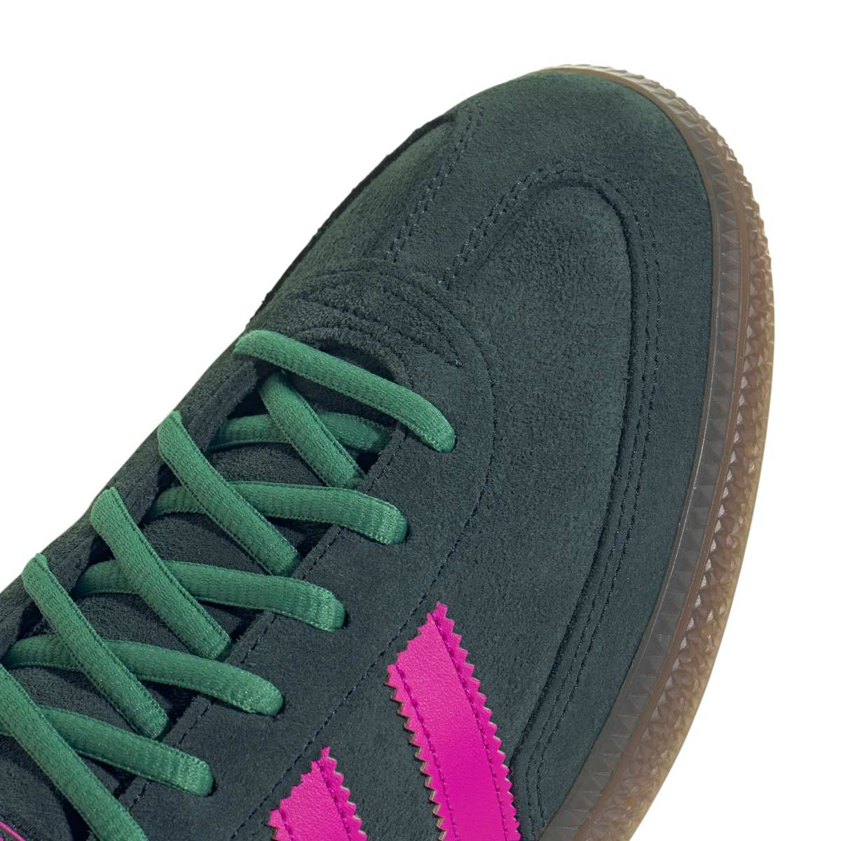 Adidas Handball Spezial Deep Green Shocking Pick Stripes
