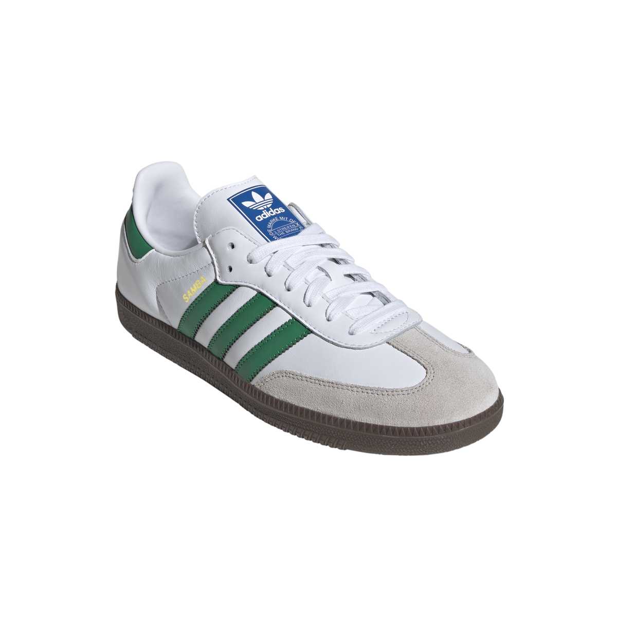 Adidas Mens Samba OG White Green - Last Pair M11.5