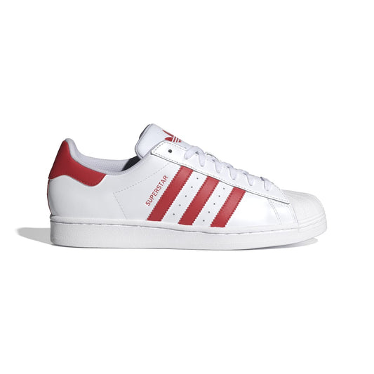 Adidas Superstar White/Better Scarlet