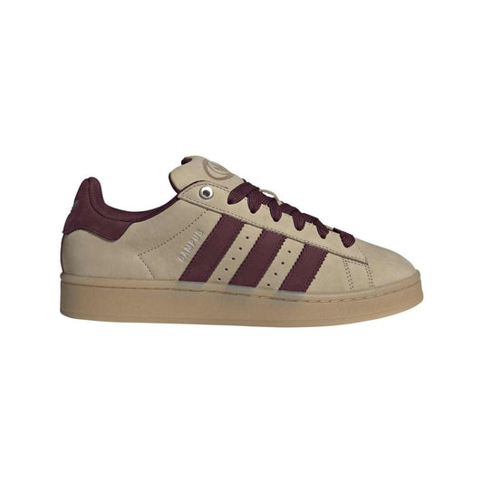 Adidas Campus 00s Mens Beige Maroon Stripes