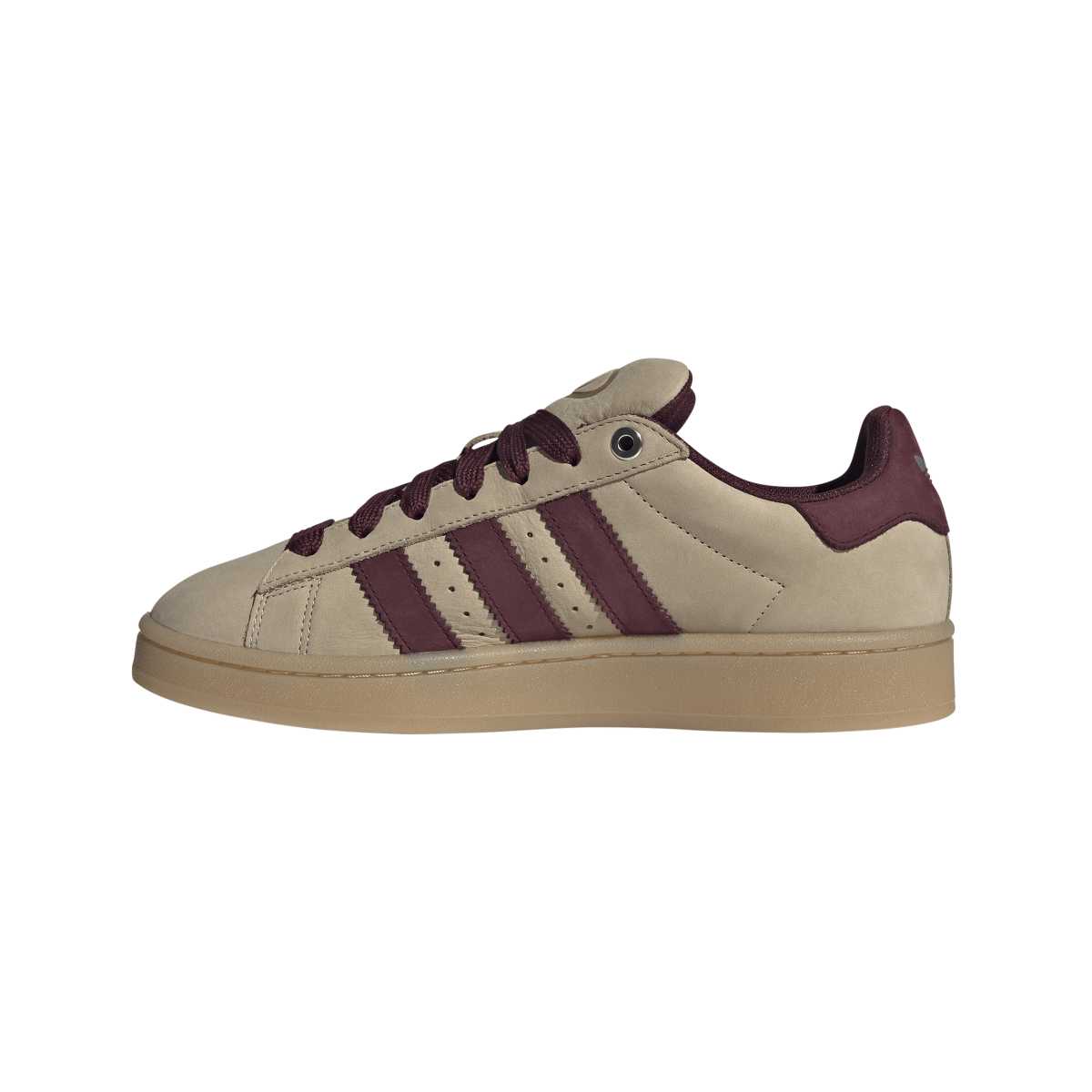 Adidas Campus 00s Mens Beige Maroon Stripes