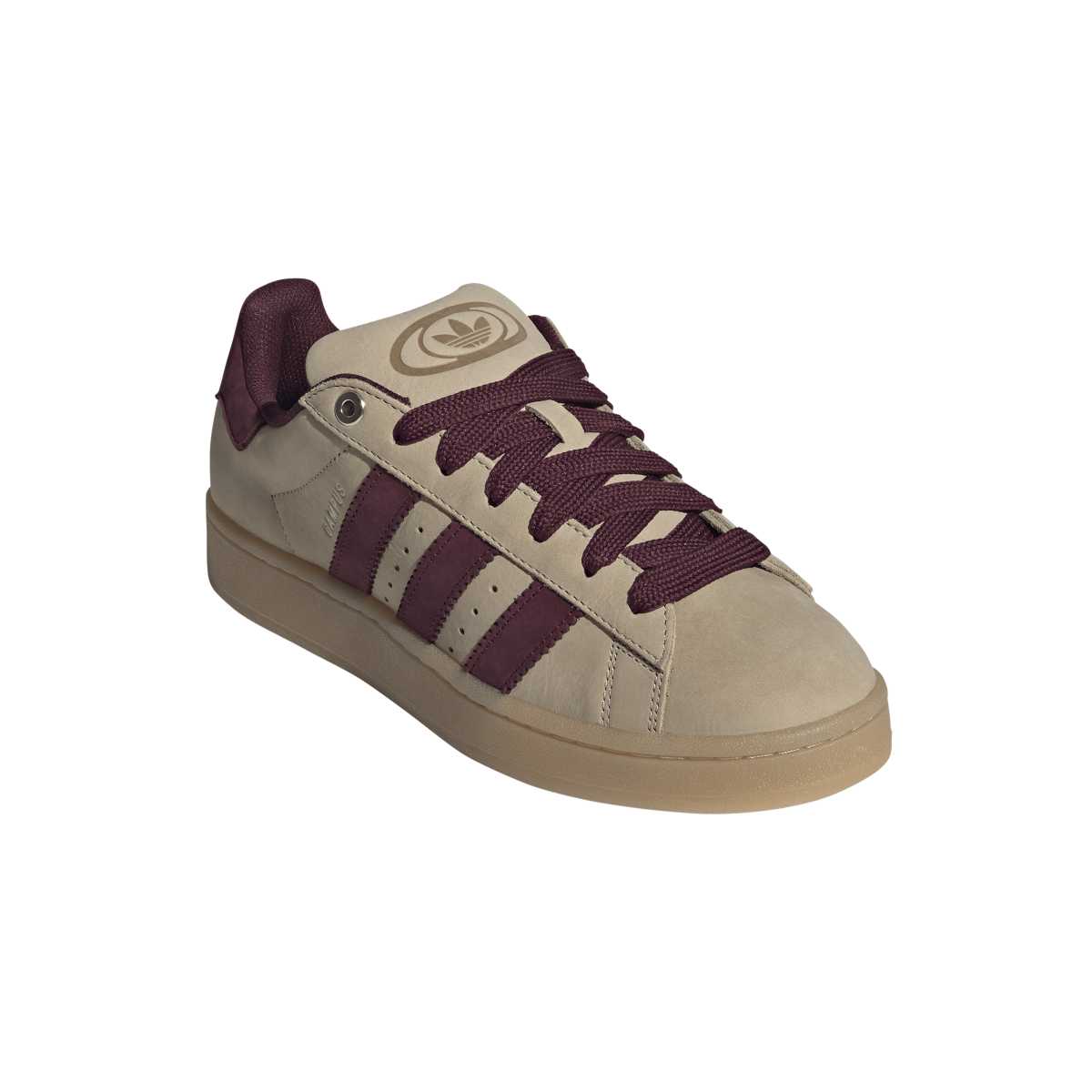 Adidas Campus 00s Mens Beige Maroon Stripes