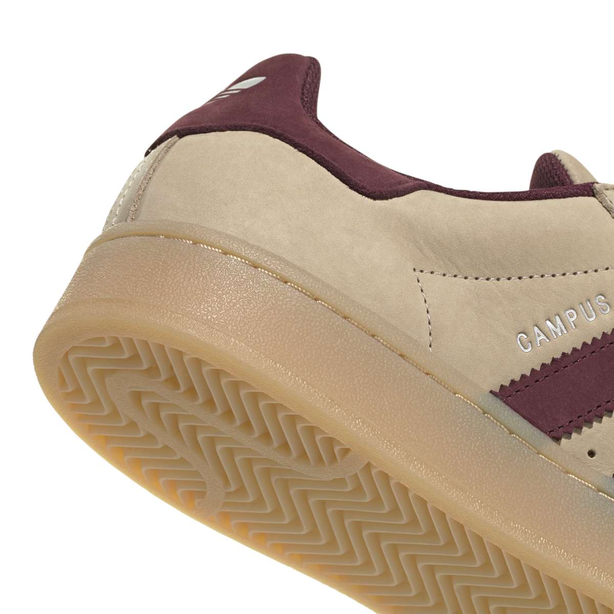Adidas Campus 00s Mens Beige Maroon Stripes