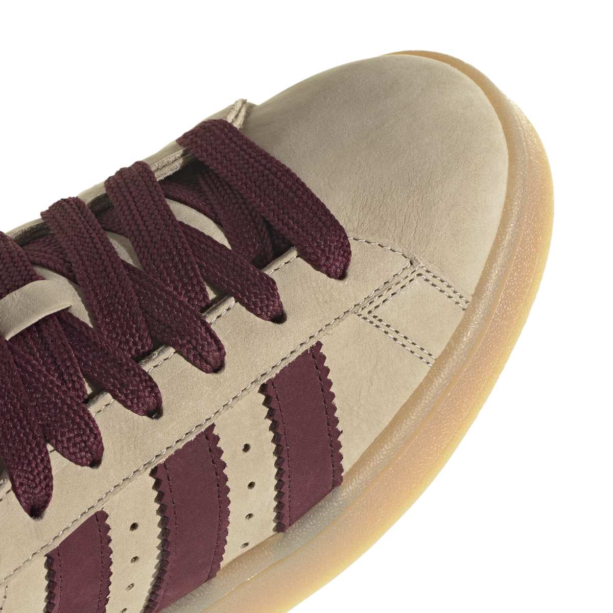 Adidas Campus 00s Mens Beige Maroon Stripes