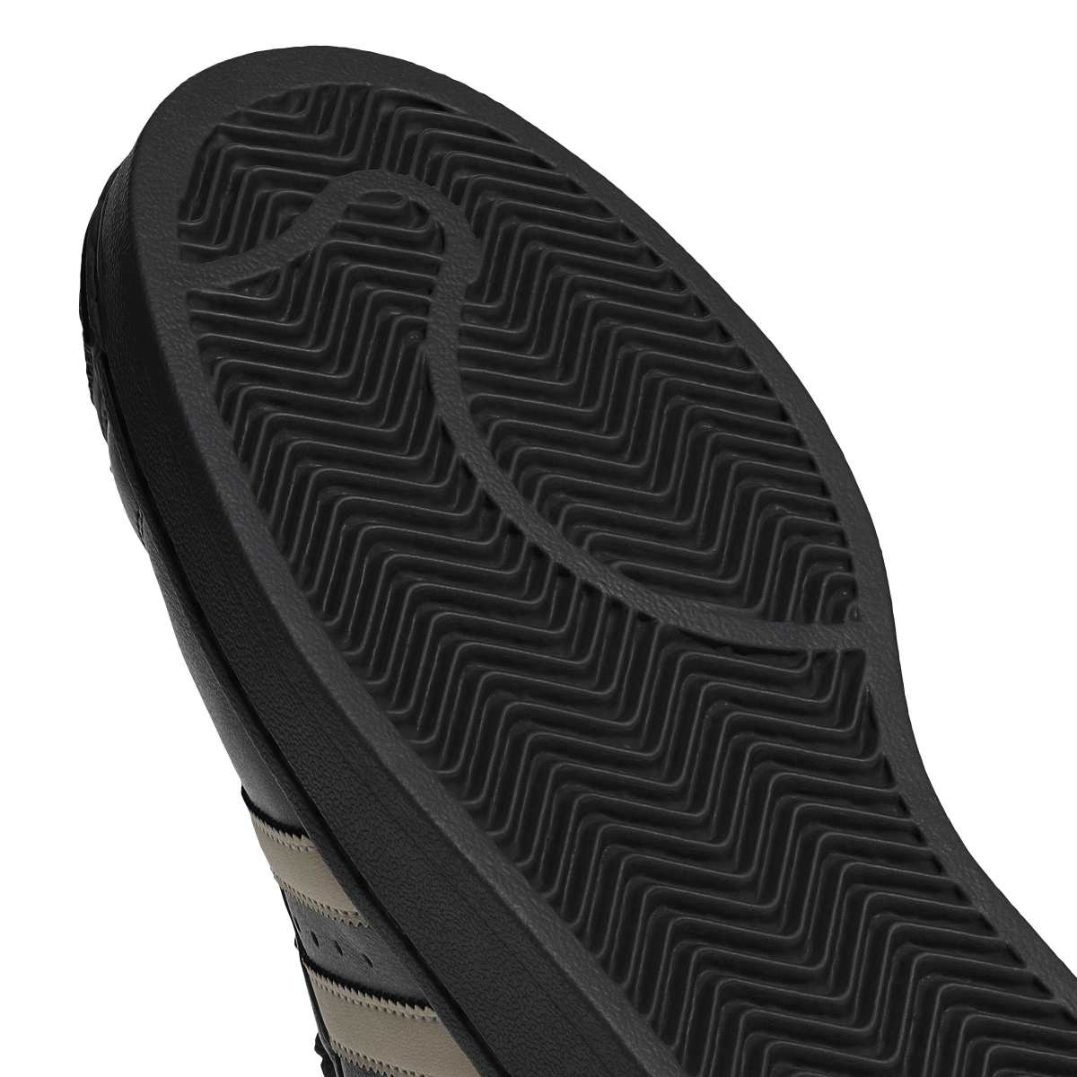 Adidas Superstar II Black Beige Stripes