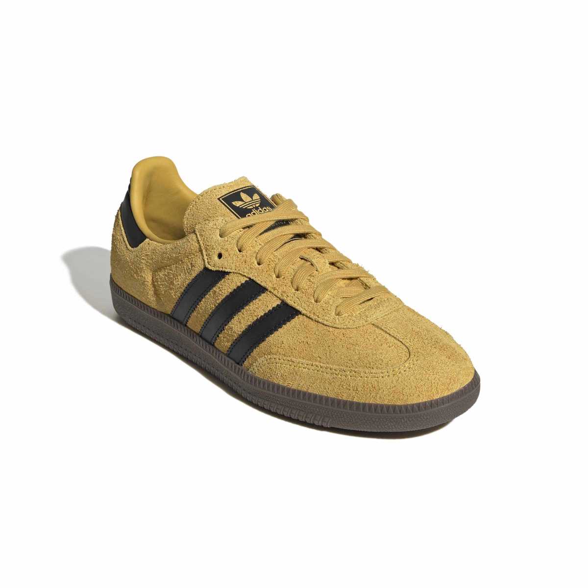 Adidas Samba OG Mens Yellow Black Stripes