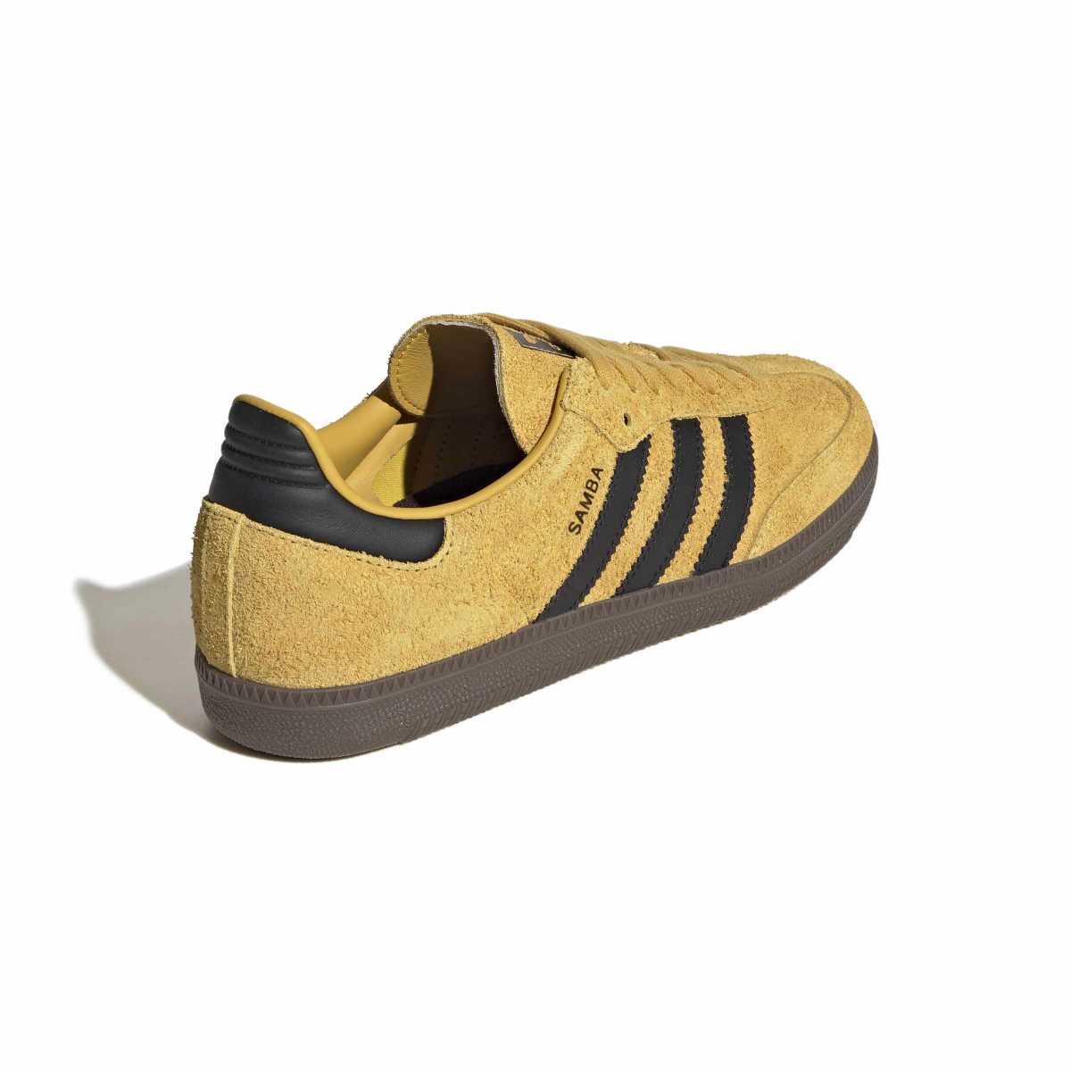 Adidas Samba OG Mens Yellow Black Stripes