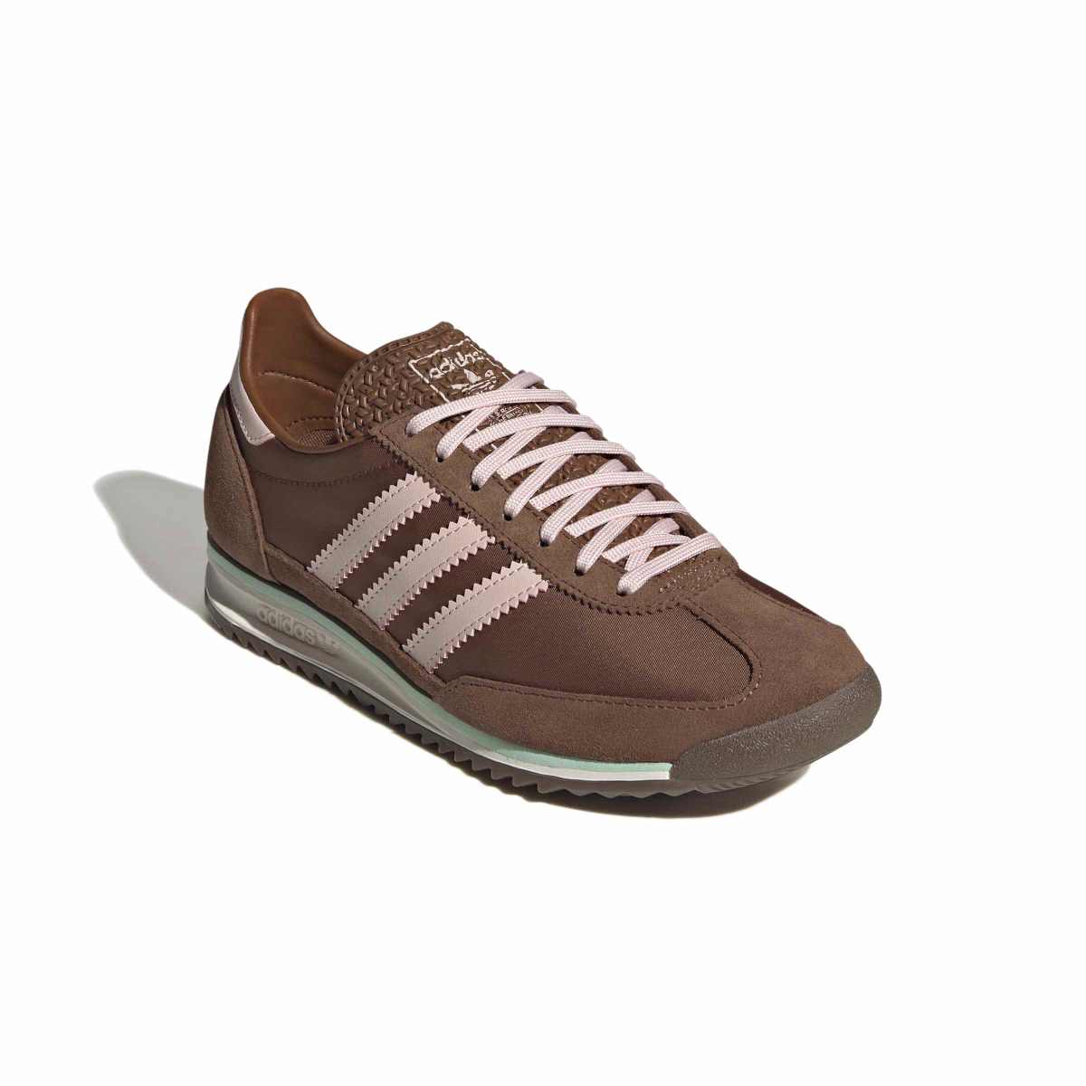 Adidas SL 72 OG Womens Brown Pink Stripes
