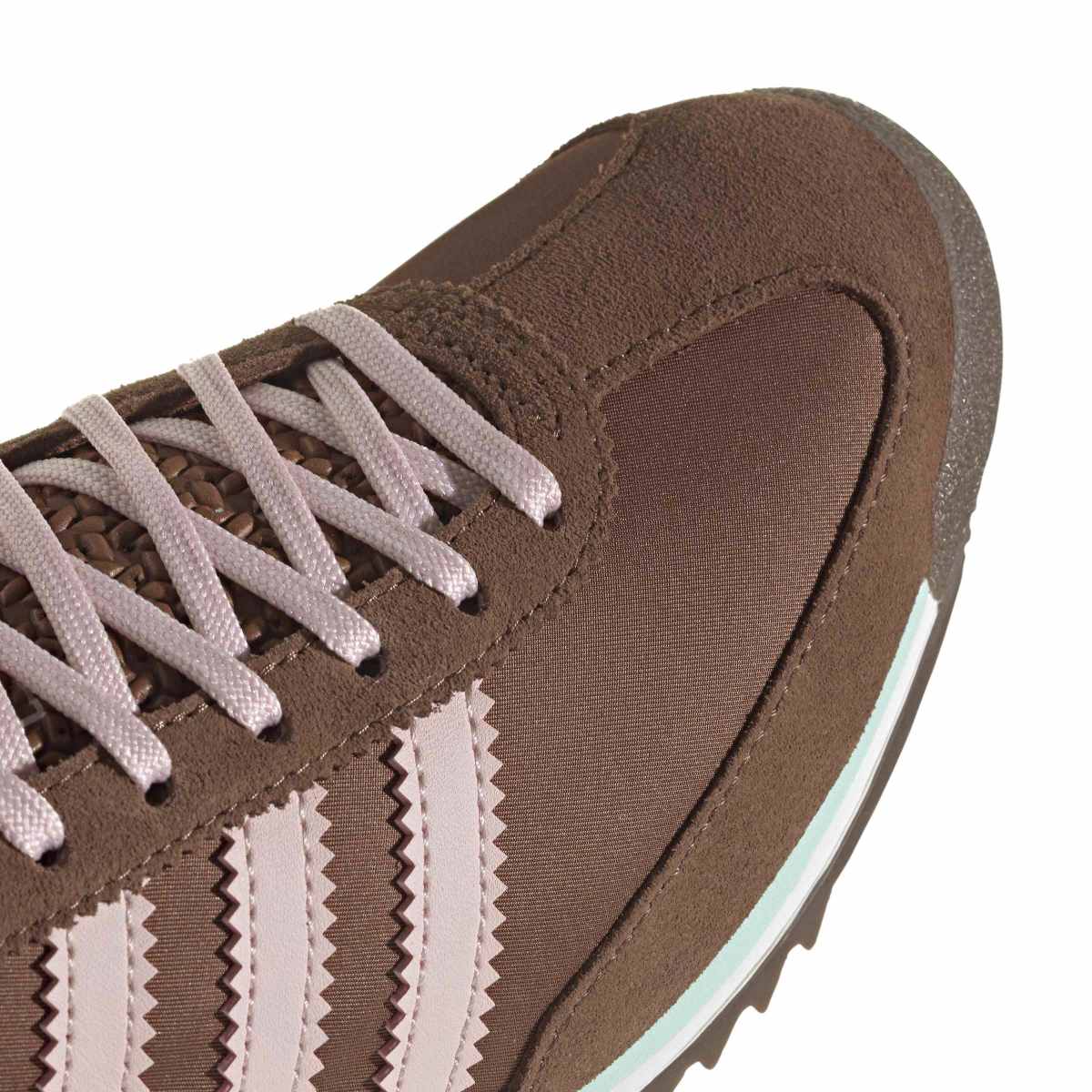 Adidas SL 72 OG Womens Brown Pink Stripes
