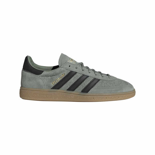 Adidas Handball Spezial Mens Silver Green Black Stripes