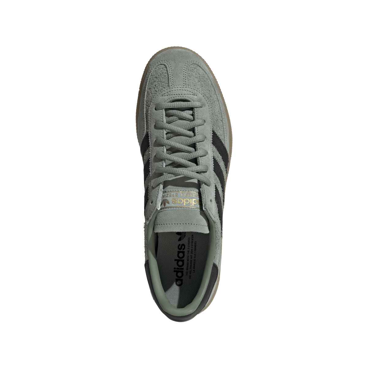 Adidas Handball Spezial Mens Silver Green Black Stripes