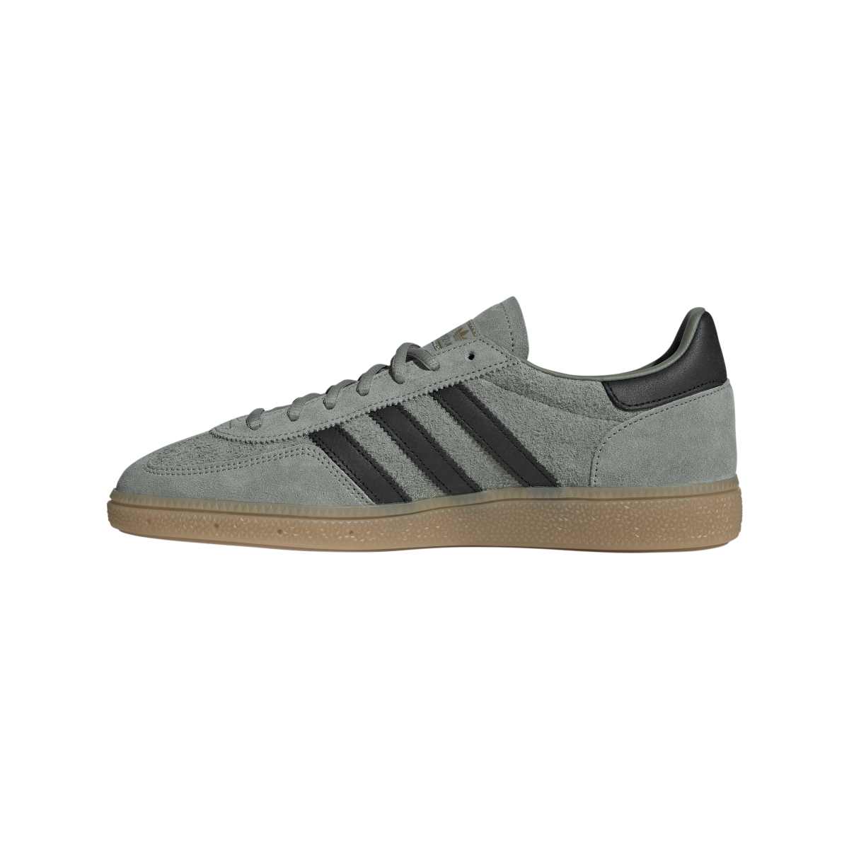 Adidas Handball Spezial Mens Silver Green Black Stripes