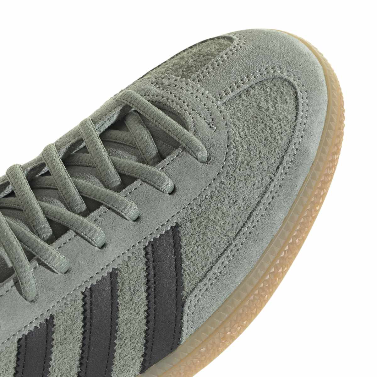 Adidas Handball Spezial Mens Silver Green Black Stripes