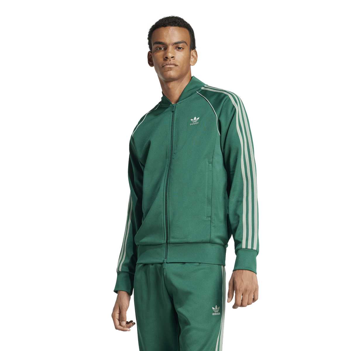 Adidas Mens Track Top Green