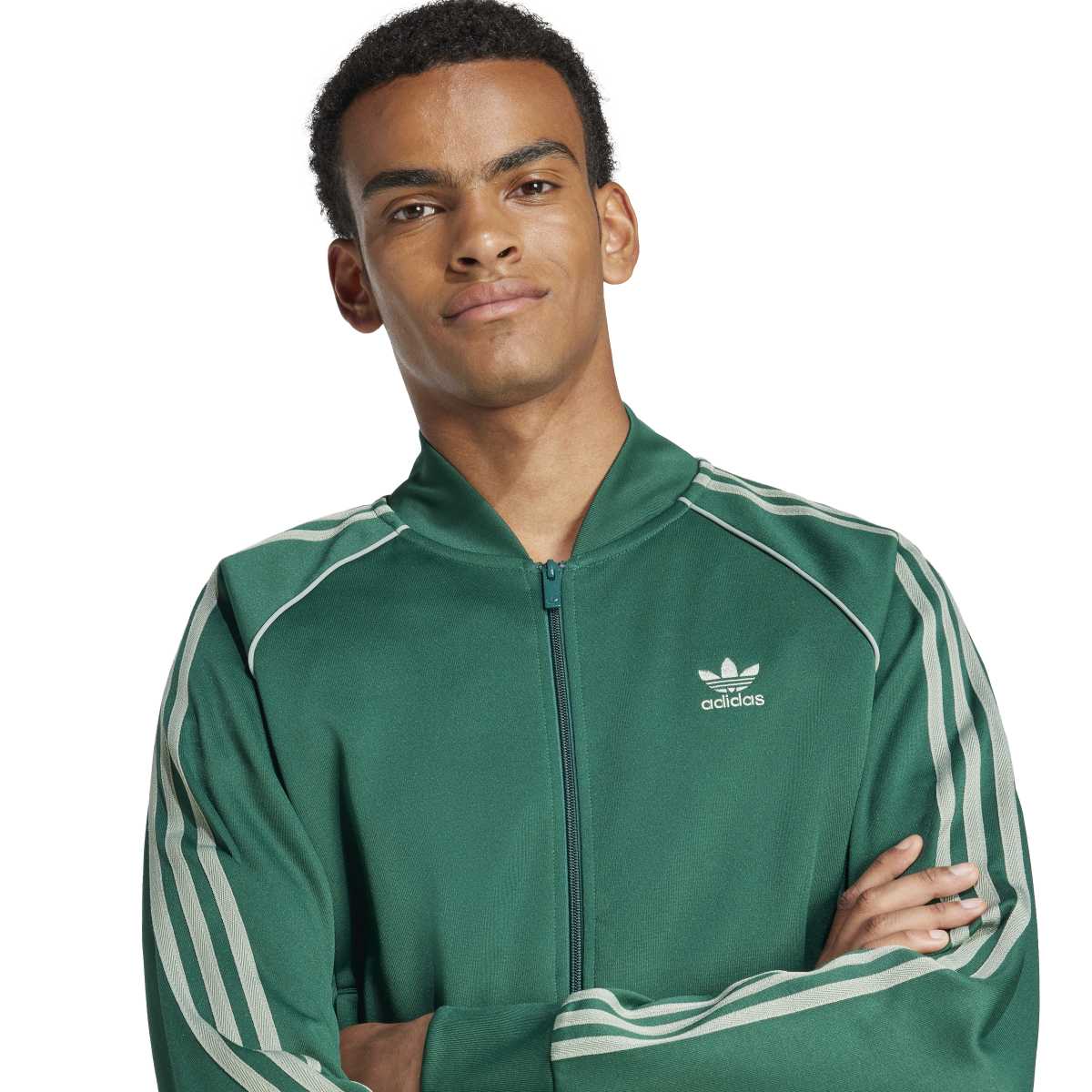 Adidas Mens Track Top Green