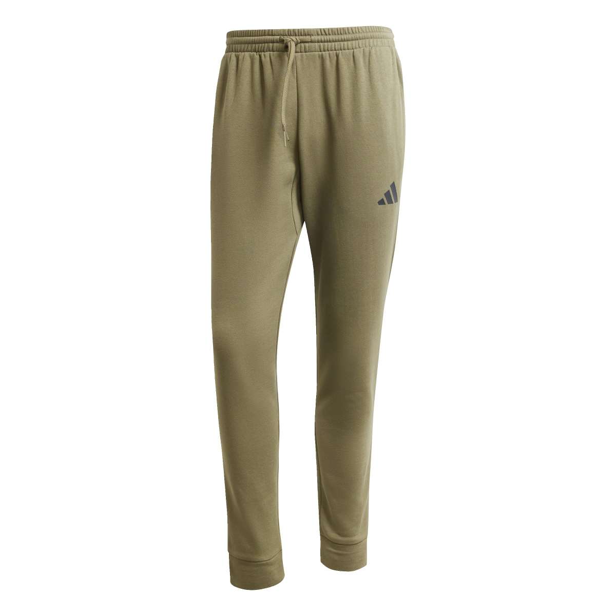 Adidas Mens Feelcozy Pants Olive Black logo