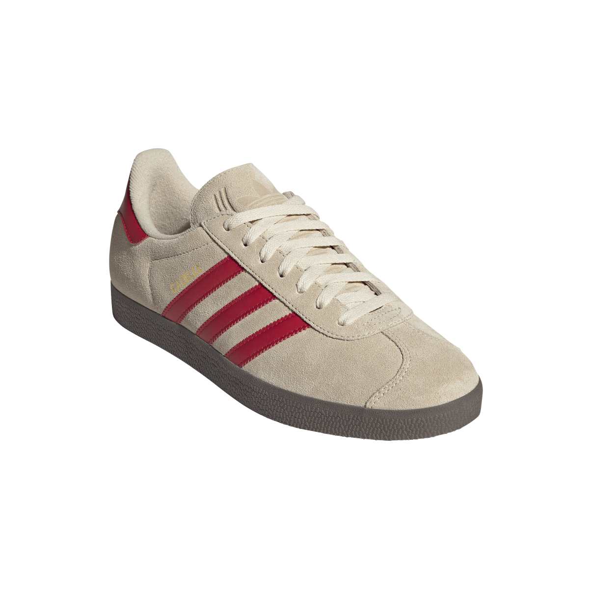 Adidas Gazelle Beige Scarlet