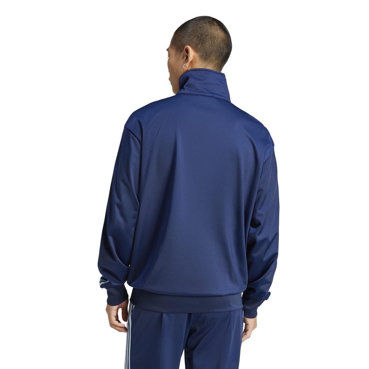 Adidas Firebird Mens Track Top Blue on Blue