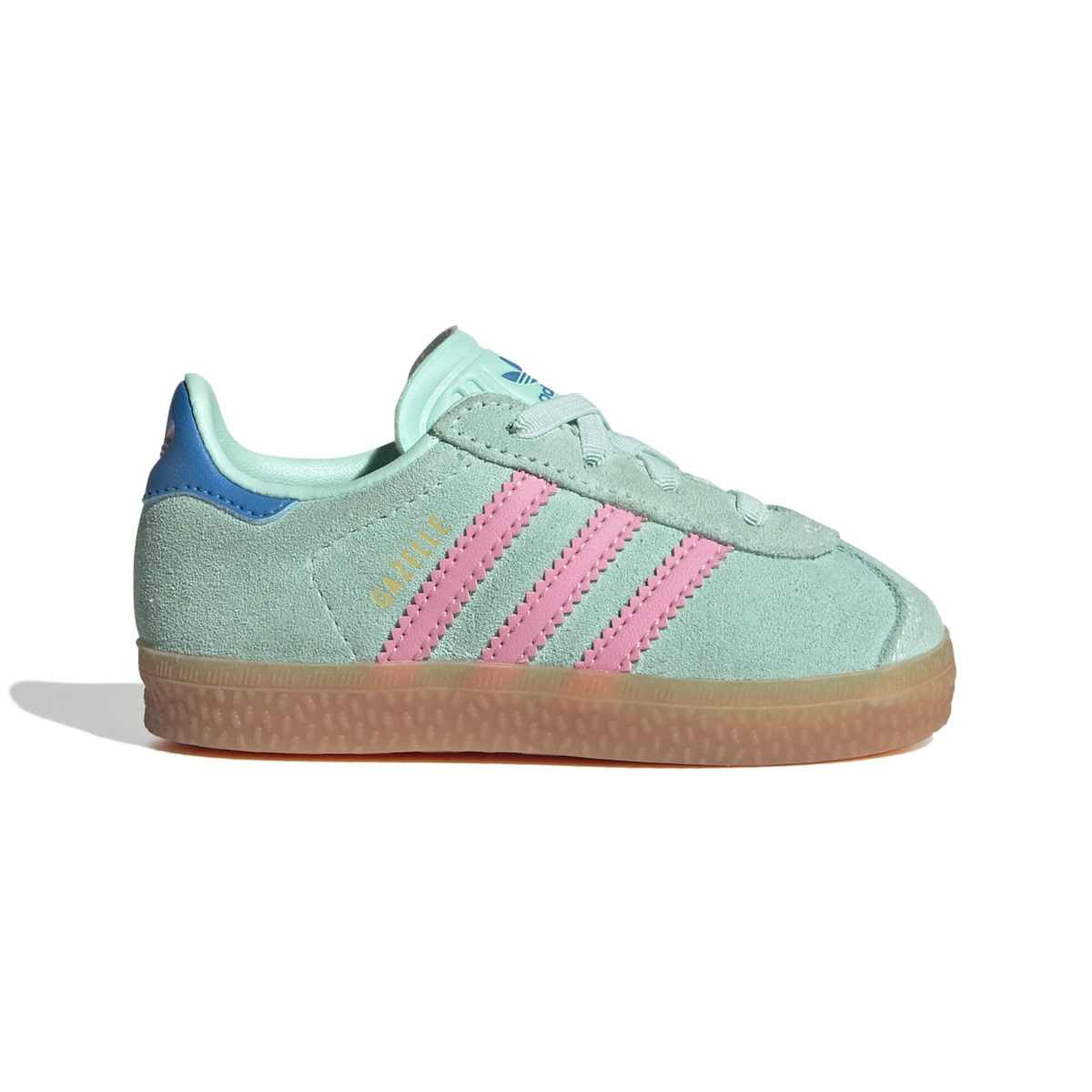 Adidas Gazelle J Blue Mint Green Pink Kids
