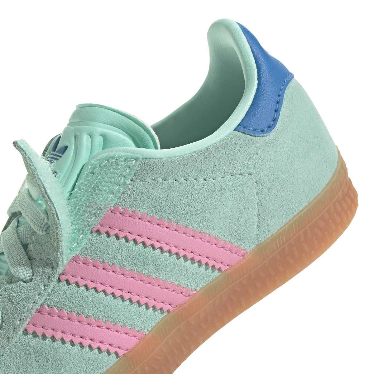 Adidas Gazelle J Blue Mint Green Pink Kids Sneaker - Last Pair US 7c