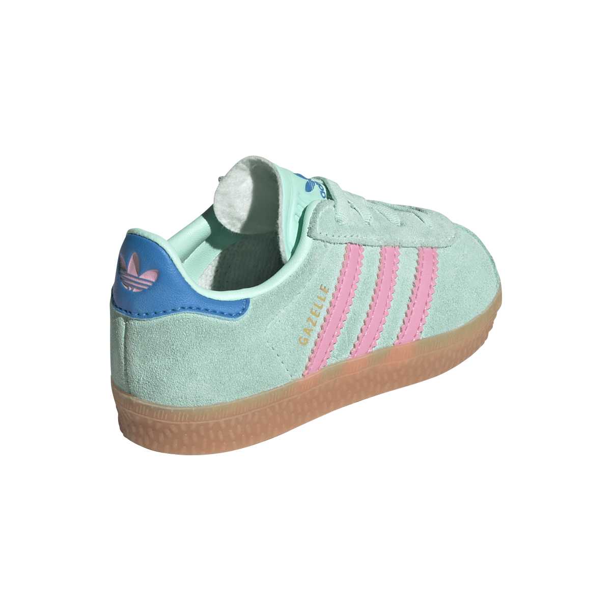 Adidas Gazelle J Blue Mint Green Pink Kids Sneaker - Last Pair US 7c