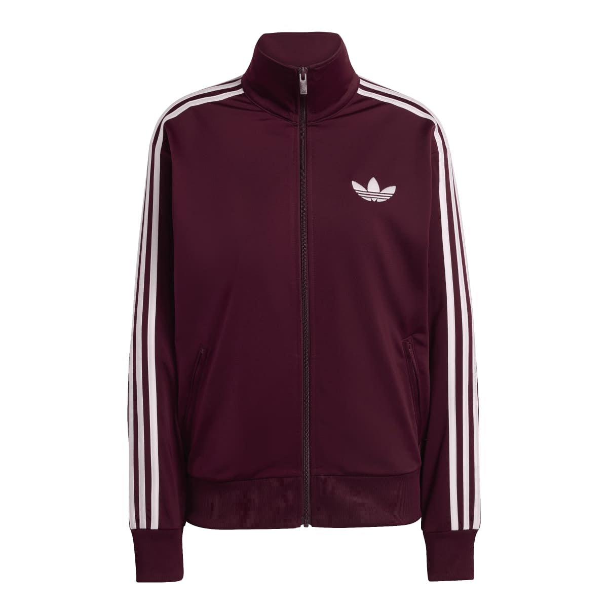 Adidas Firebird Track Top Loose Maroon Womens