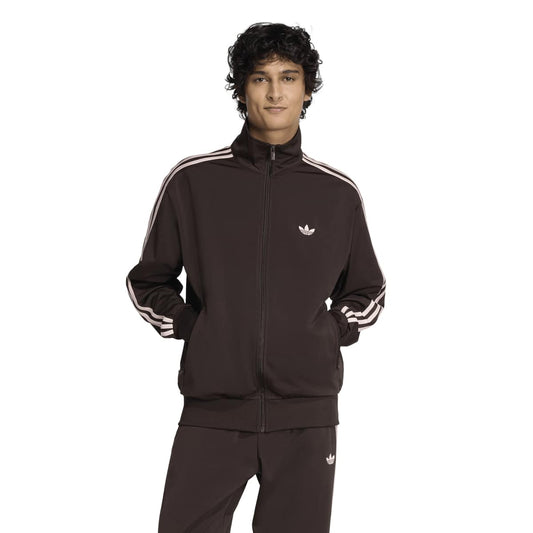 Adidas Firebird Mens Track Top Dark Brown