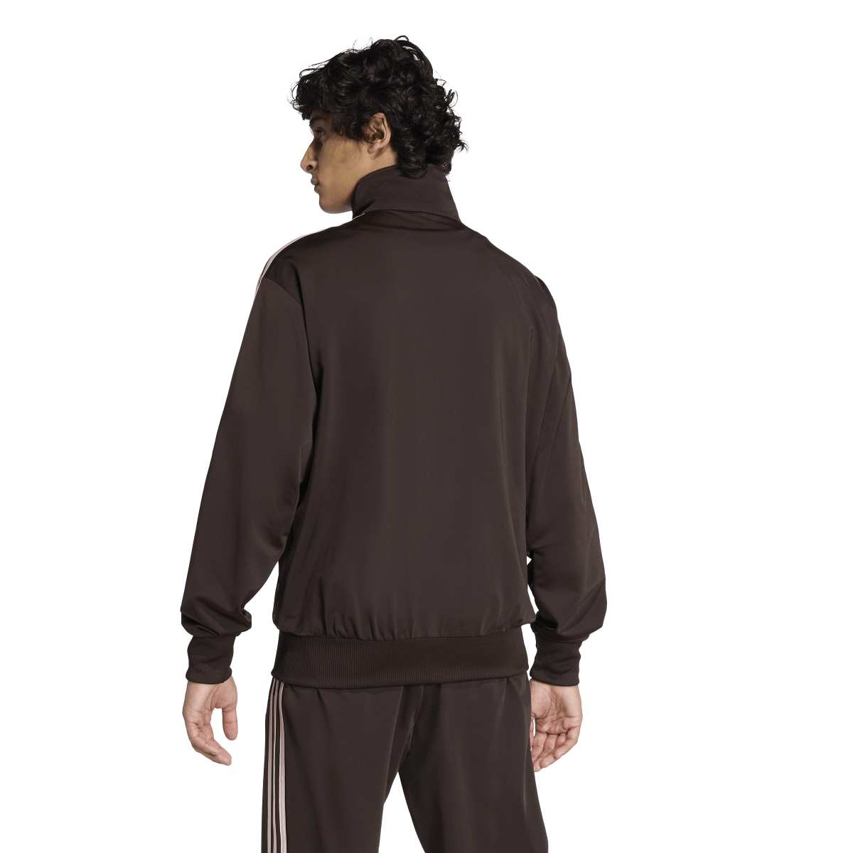 Adidas Firebird Mens Track Top Dark Brown