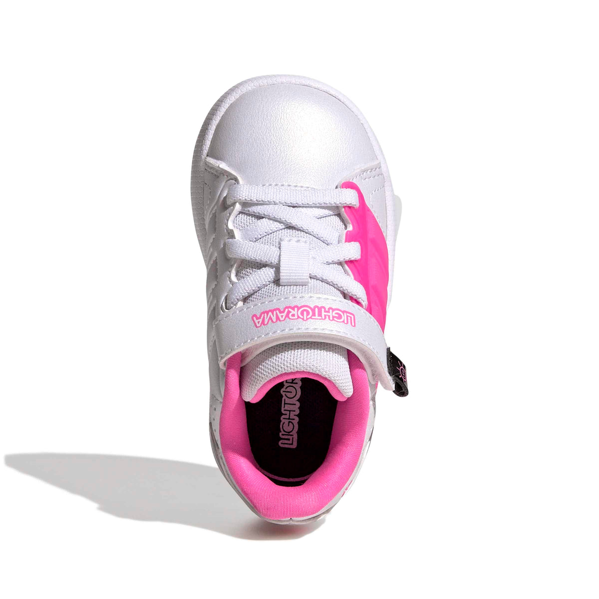Adidas Lightorama Court Shoe Infants White Pink