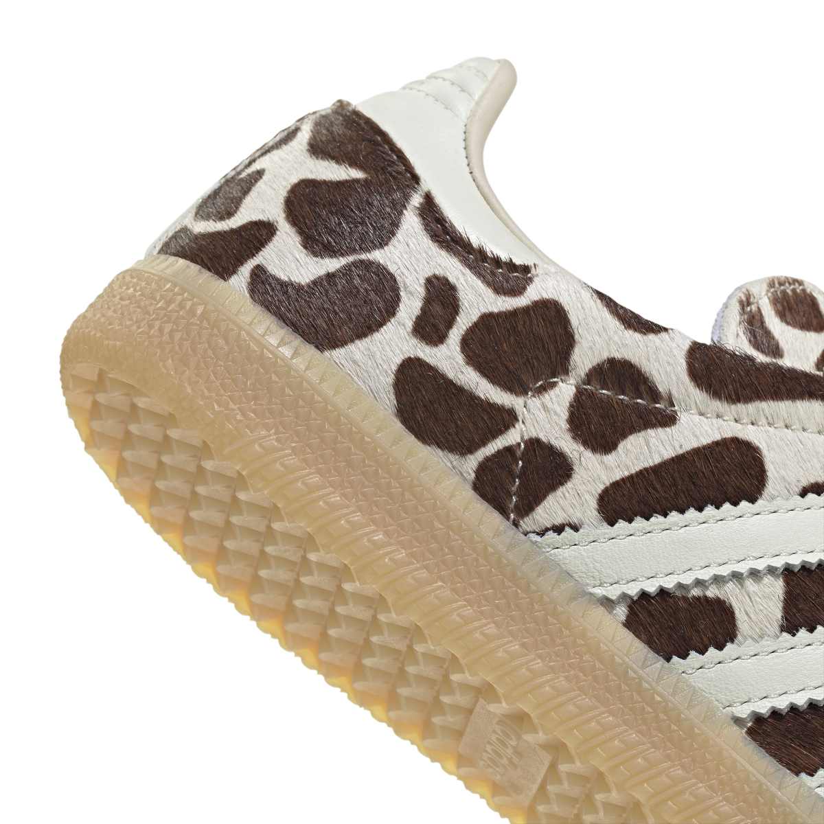 Adidas Samba OG Womans Animal Print Ivory Stripes