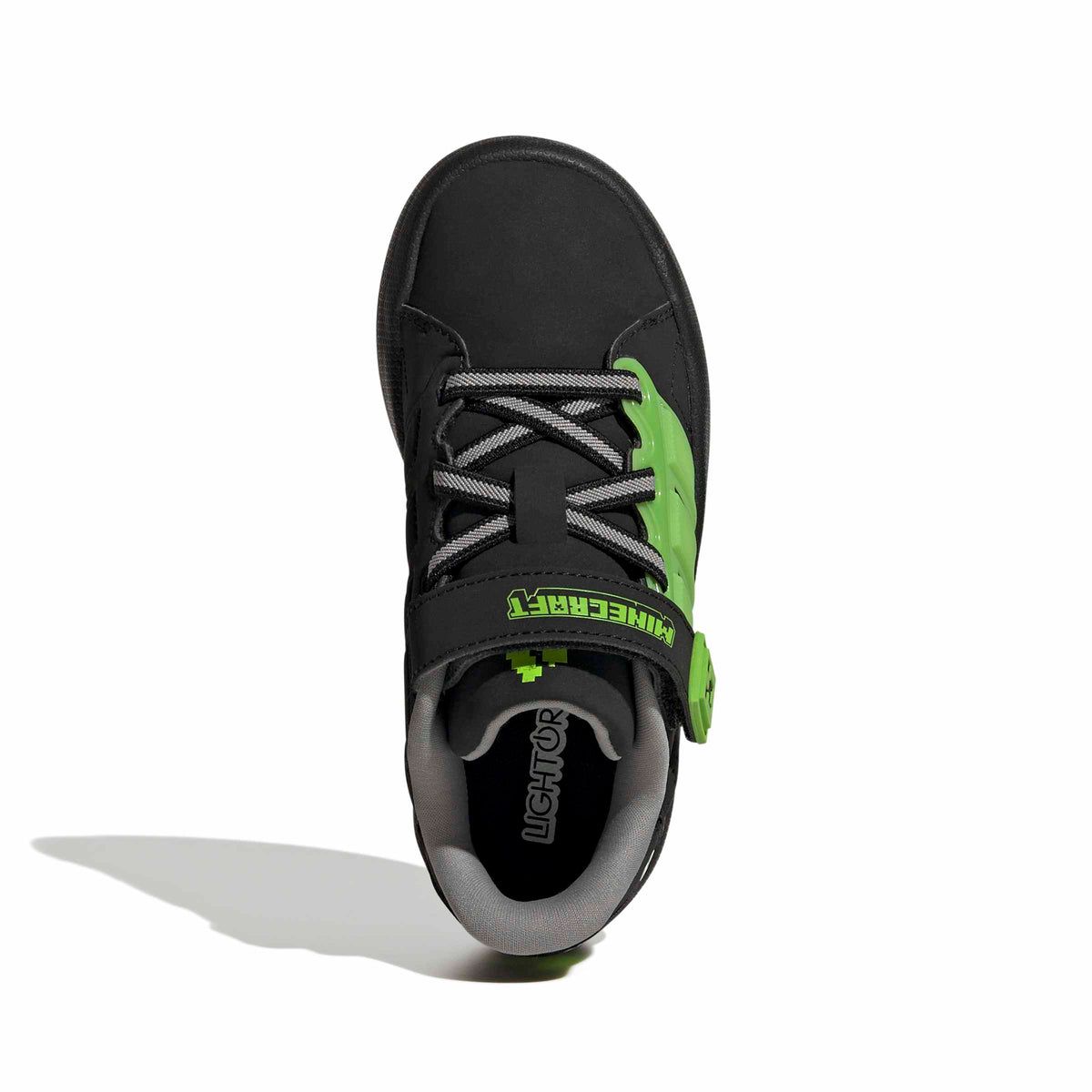 Adidas Minecraft Lightorama Court Shoe Kids Black Green