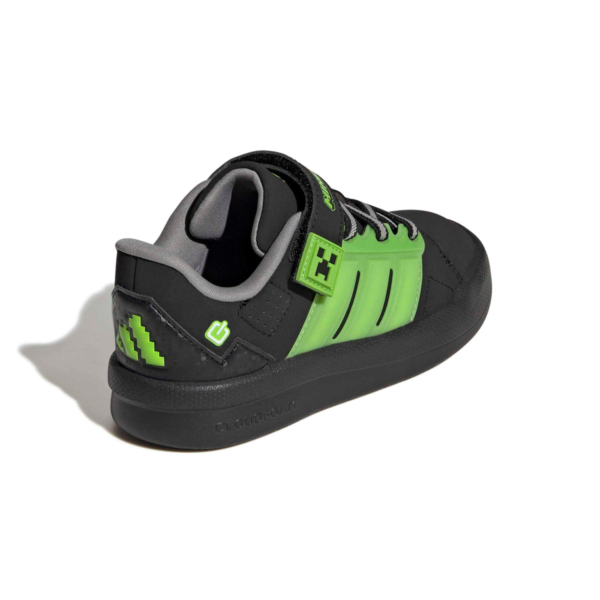 Adidas Minecraft Lightorama Court Shoe Kids Black Green