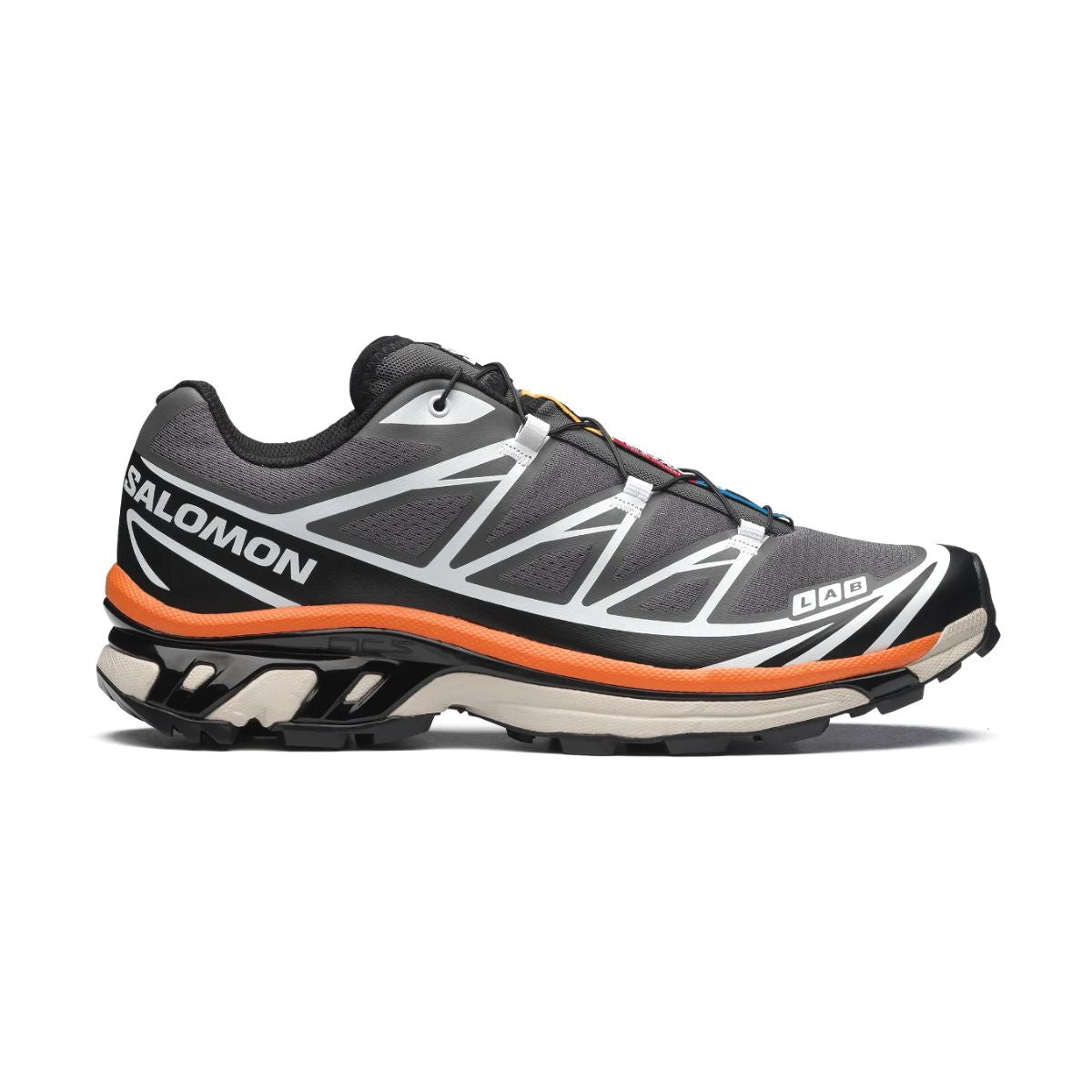Salomon XT 6 Pewter Black Turmeric Unisex Sneaker