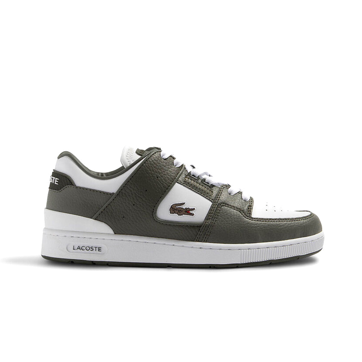 Lacoste Court Cage White Khaki Mens