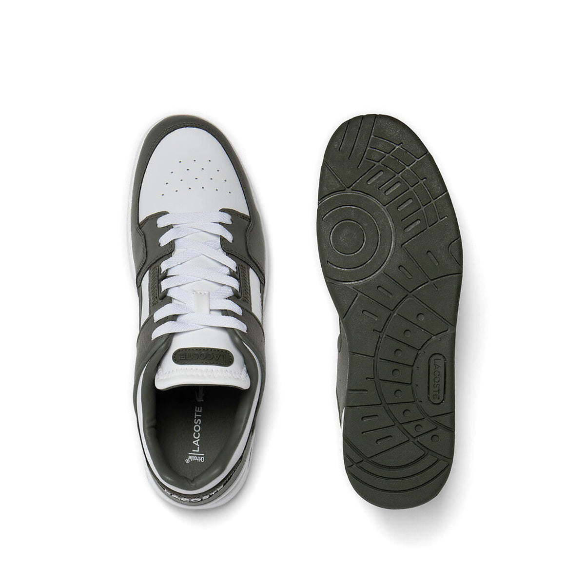 Lacoste Court Cage White Khaki Mens