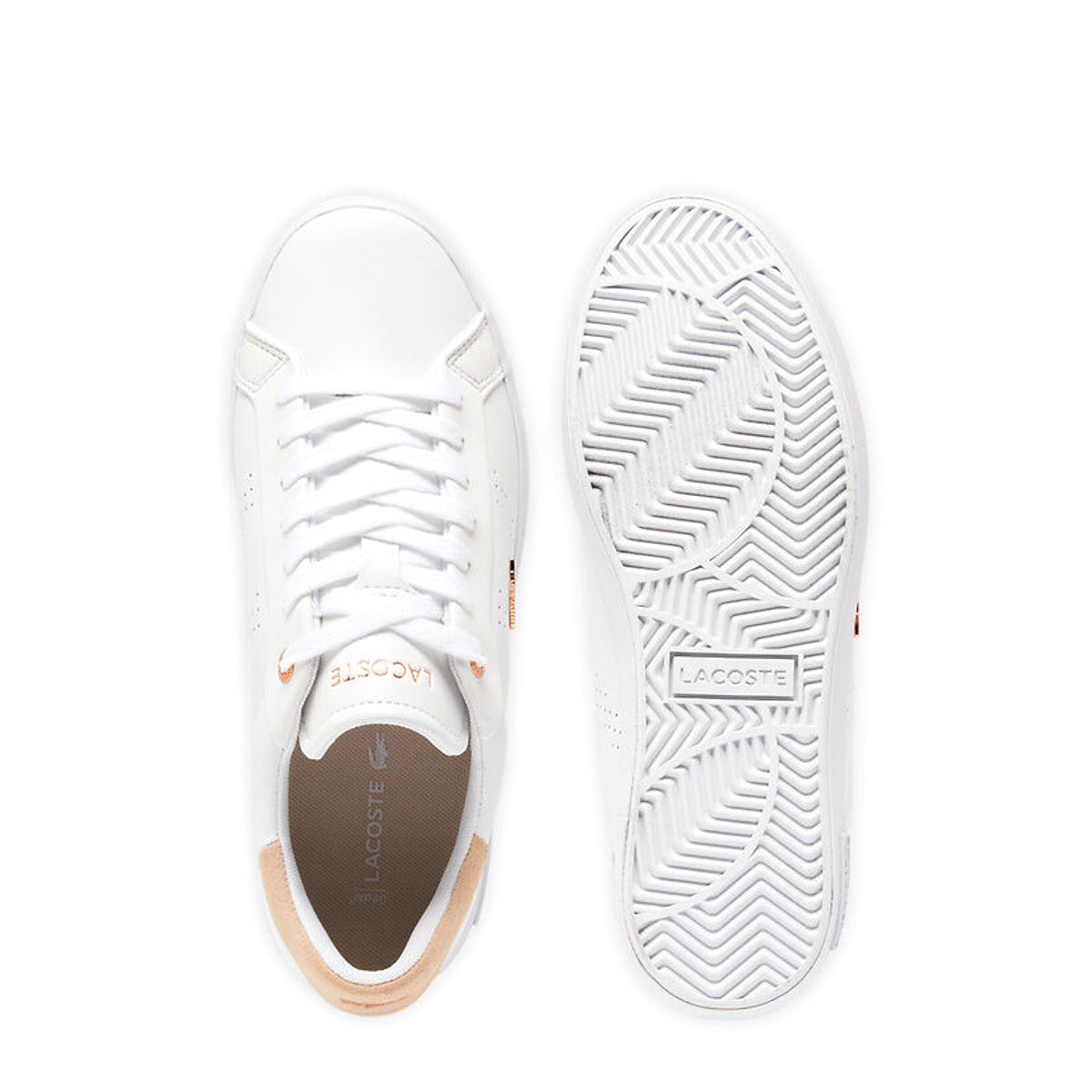 Lacoste Powercourt 2.0 White Light Pink