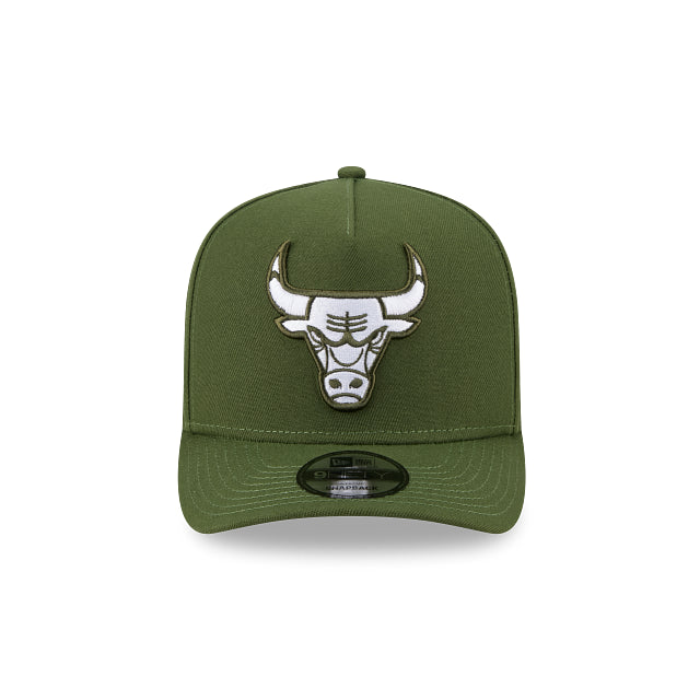 New Era 9Fifty AFrame Chicago Bulls Green Cap