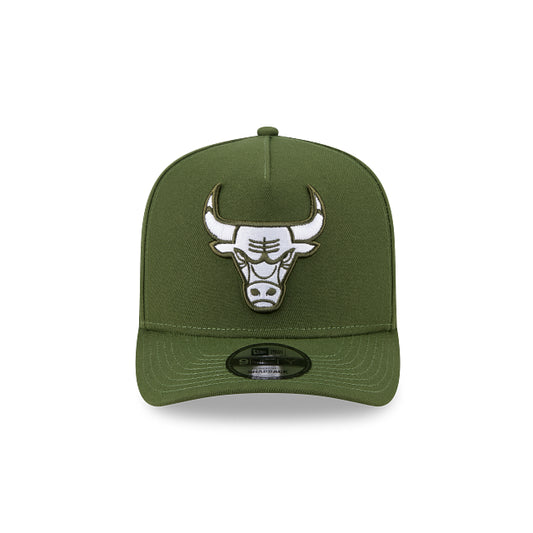 New Era 9Fifty AFrame Chicago Bulls Green Cap